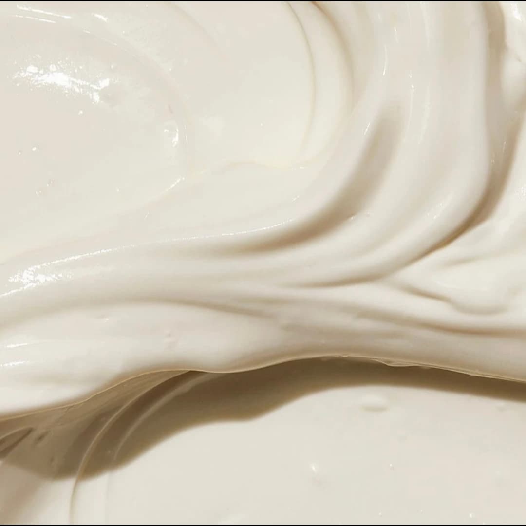 Creamy sea-salt sauce lifted from a wooden bowl
